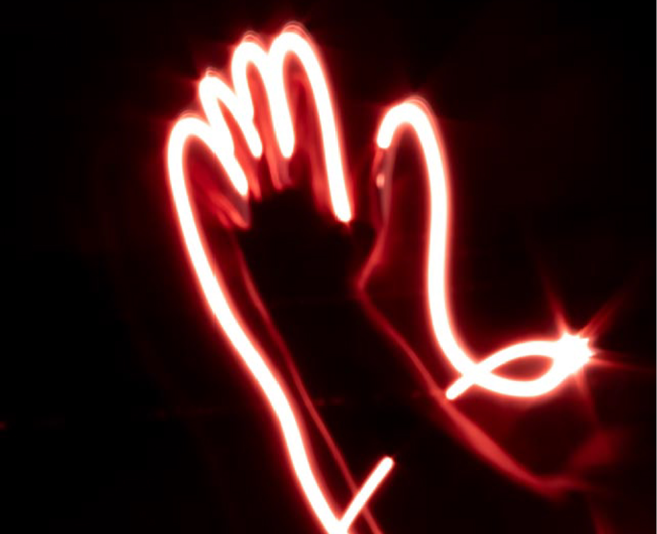 light painting_hand