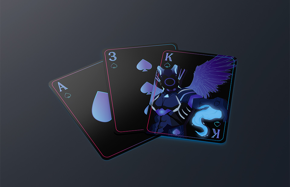 3 cards mockup