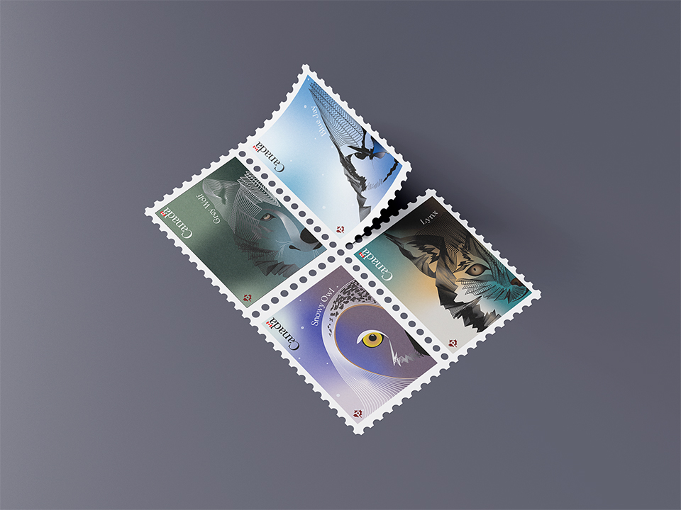 All stamps mockup