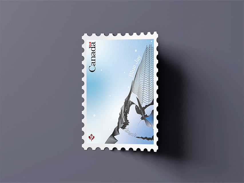 Jay stamp mockup